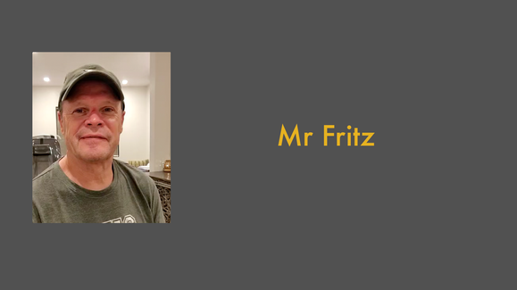 Mr Fritz Testimonial